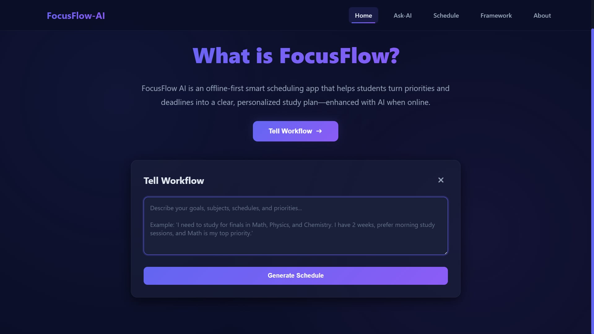 FocusFlow-AI Image 1